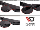 MAXTON DESIGN Central Rear Splitter Mazda 3 MK2 MPS (With Vertical Bars)