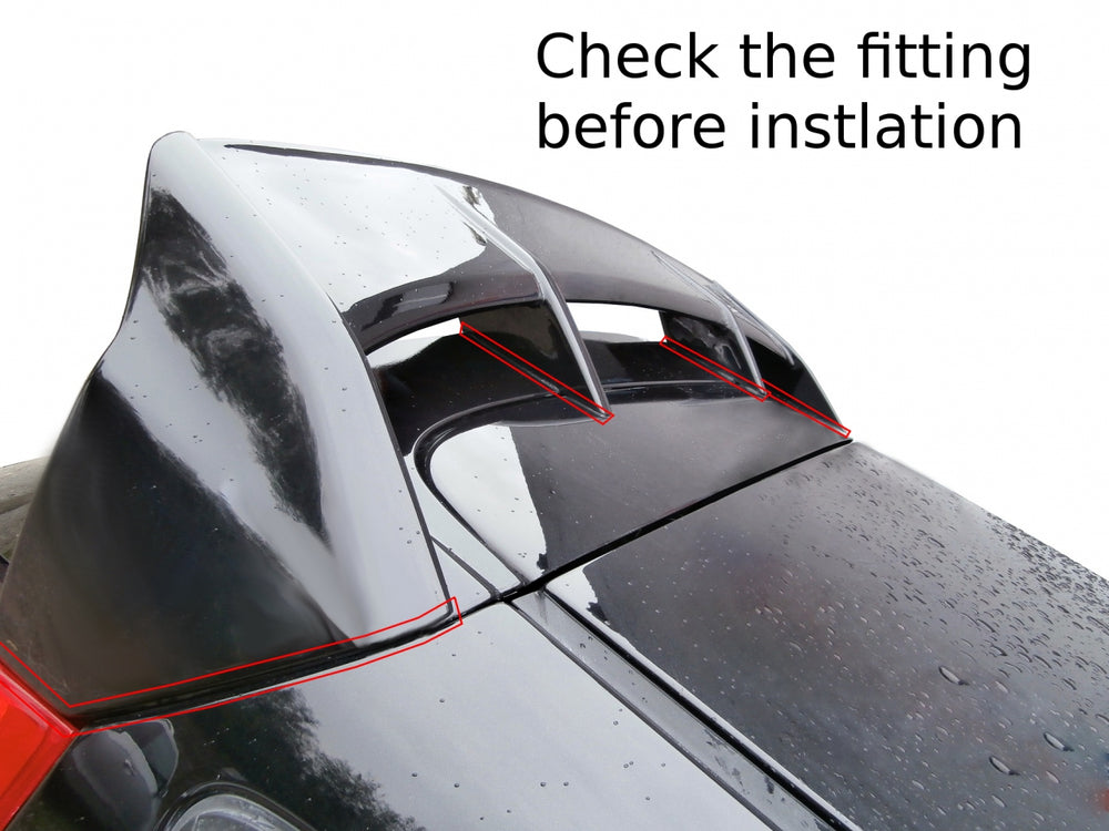 Roof Spoiler compatible with Ford Fiesta Mk7 (Focus RS Look)
