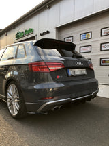 Rear Side Splitters compatible with Audi S3 8V Facelift Sportback (2017-2020)