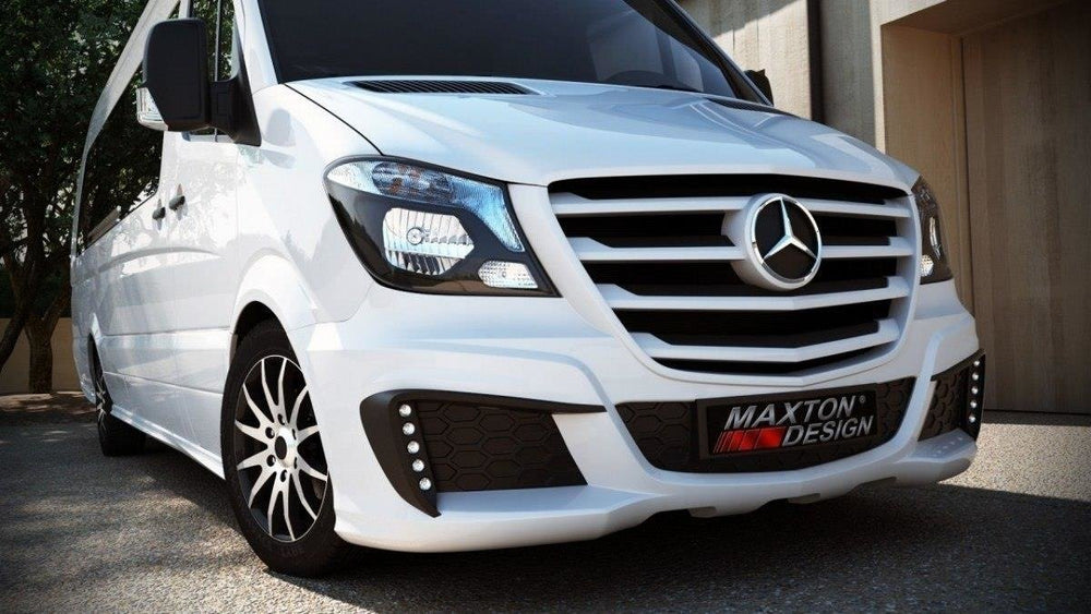 Front Bumper + Separate Grill compatible with Mercedes Sprinter Standard Mk2 Facelift