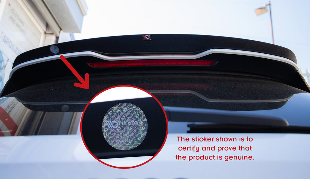 Spoiler CAP compatible with Fiat Freemont (2011-2015) - Textured