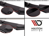 MAXTON DESIGN Central Rear Splitter (W/ Vertical Bars) Opel/vauxhall Insignia MK1 Vxr/opc Facelift (2013-2017)