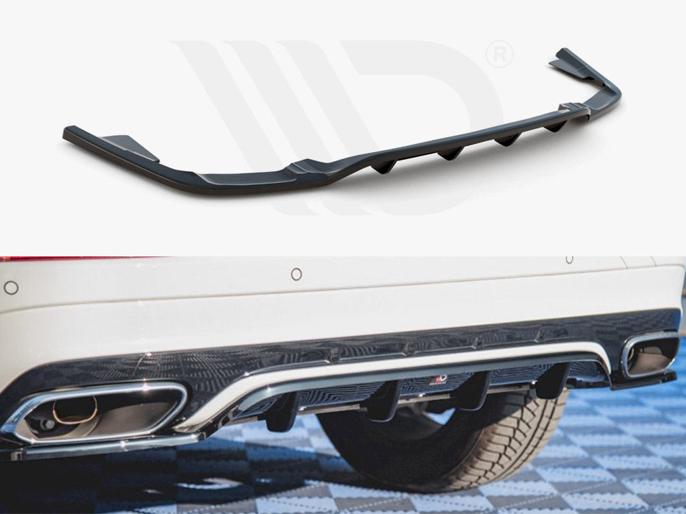 MAXTON DESIGN Central Rear Splitter (Vertical Bars) Volvo XC60 Mk2 R-Design