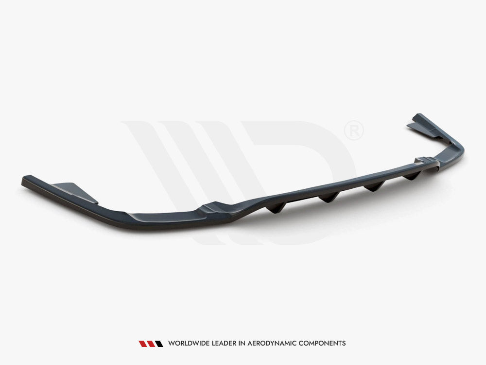 MAXTON DESIGN Central Rear Splitter (Vertical Bars) Volvo XC60 Mk2 R-Design