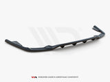 MAXTON DESIGN Central Rear Splitter (Vertical Bars) Volvo XC60 Mk2 R-Design