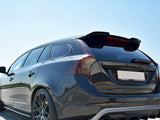 Spoiler CAP compatible with Volvo V60 Polestar Facelift - Carbon Look