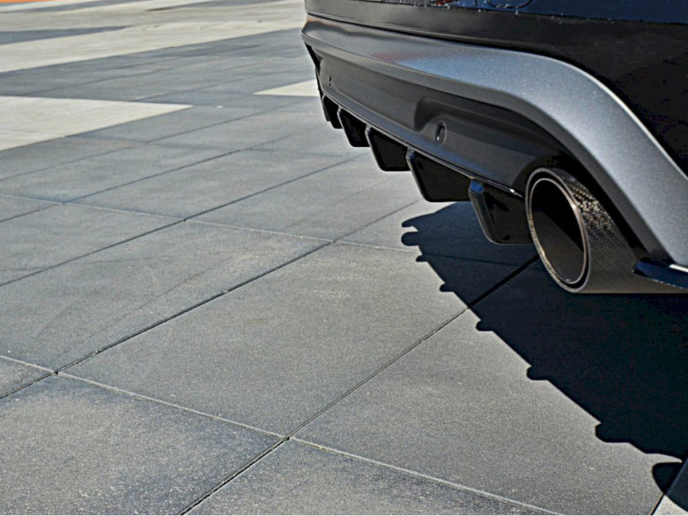 Rear Valance compatible with Volvo V60 Polestar Facelift (2014-2018) - Textured
