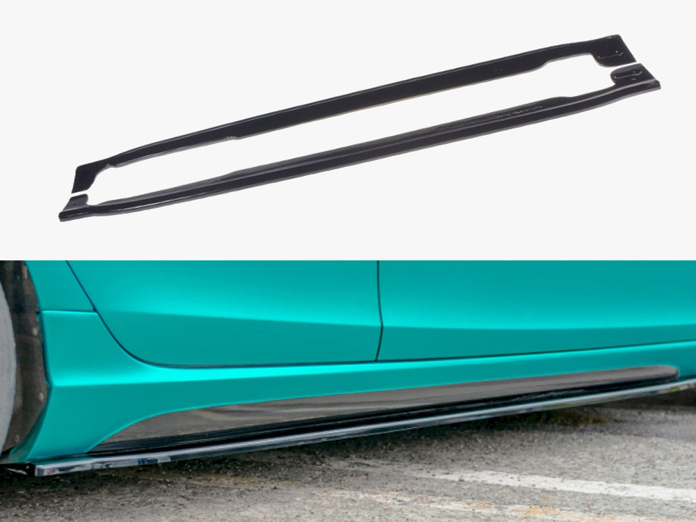 Side Skirts Diffusers compatible with Volvo V40 R-Design(2012-2019)