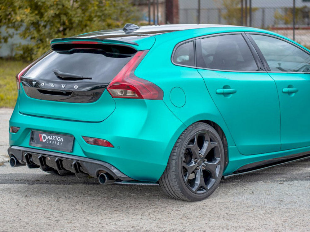Rear Side Splitters compatible with Volvo V40 R-Design (2012-2019)