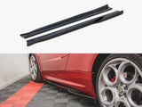 Side Skirts Diffusers compatible with Alfa Romeo 4C (2013-2017) - Textured