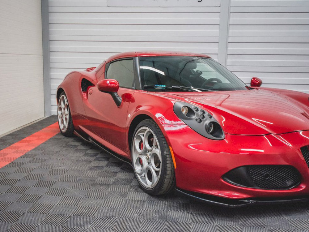 Side Skirts Diffusers compatible with Alfa Romeo 4C (2013-2017) - Textured