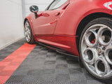 Side Skirts Diffusers compatible with Alfa Romeo 4C (2013-2017) - Textured