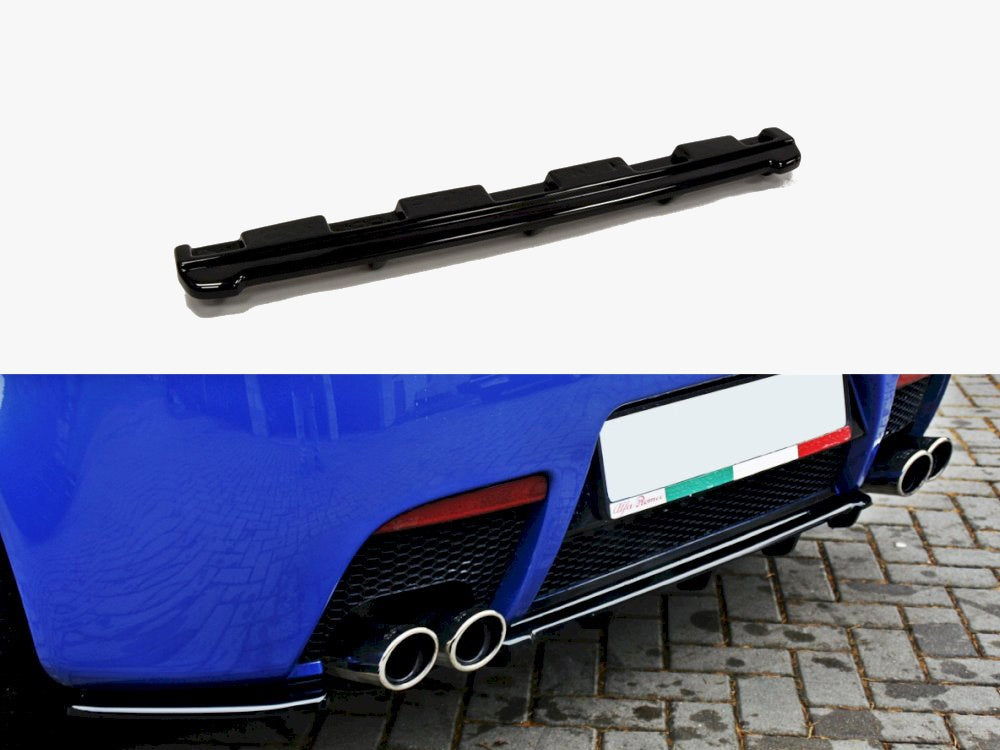 Central Rear Splitter (Vertical Bars) compatible with Alfa Romeo 147 GTA - Textured