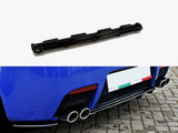 Central Rear Splitter (Vertical Bars) compatible with Alfa Romeo 147 GTA - Textured