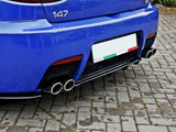 Central Rear Splitter (Vertical Bars) compatible with Alfa Romeo 147 GTA - Textured