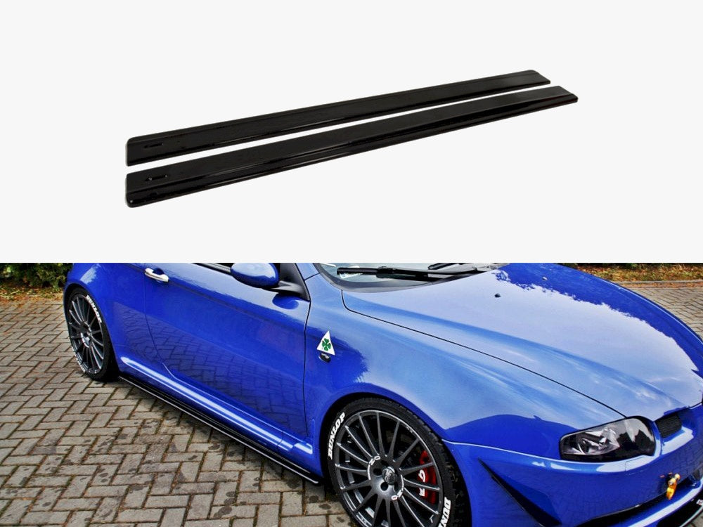 Side Skirts Diffusers compatible with Alfa Romeo 147 GTA