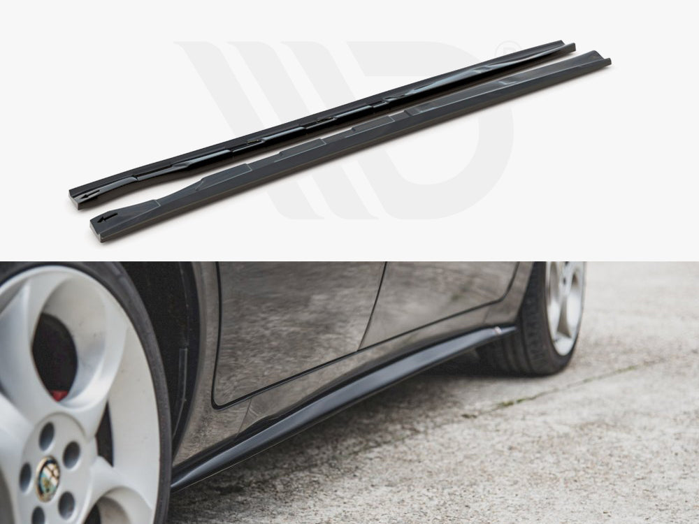 Side Skirts Diffusers Alfa Romeo 156 Facelift (2003-2006)