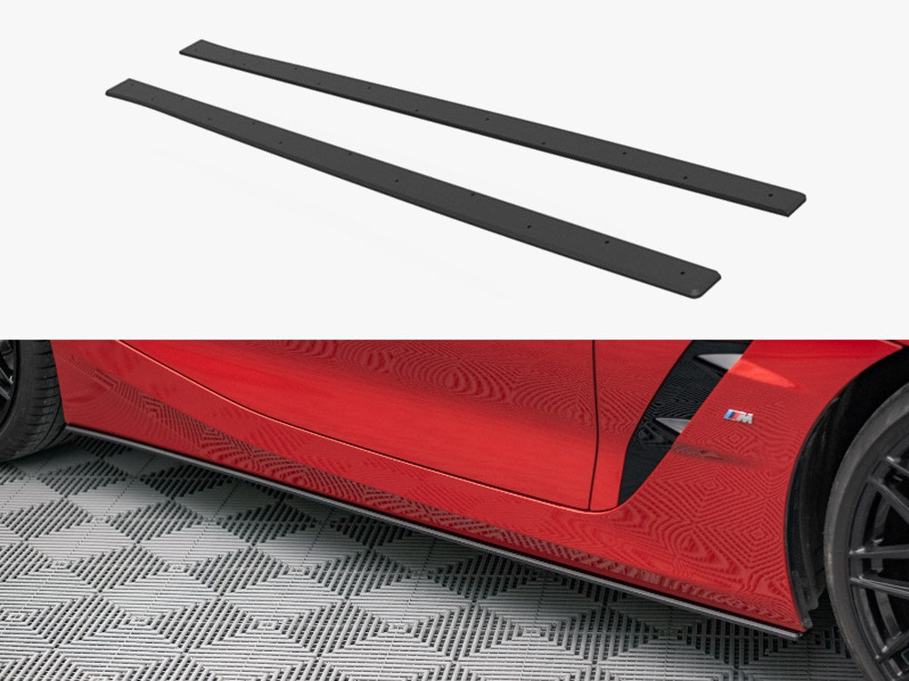 Street PRO Side Skirts Diffusers compatible with BMW Z4 M-Pack G29 (2018-)