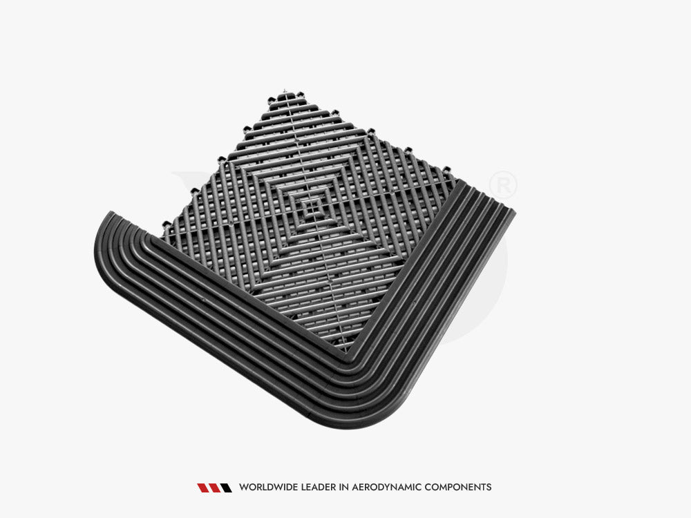 Modular Maxton Floor Corner Edge Tile (Male Pegs)