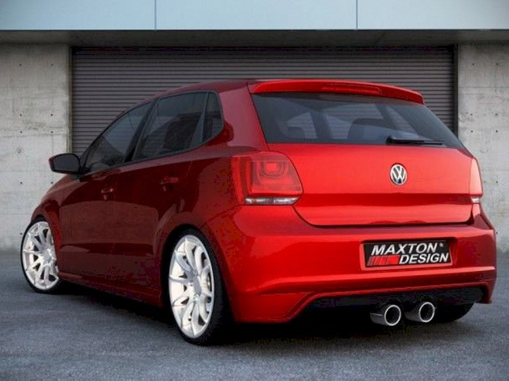 Exhaust TIPS compatible with VW Polo Mk5 (6R) Fits With Double Middle Exhaust Rear Valance