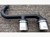Exhaust TIPS compatible with VW Polo Mk5 (6R) Fits With Double Middle Exhaust Rear Valance
