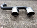 Exhaust TIPS compatible with VW Polo Mk5 (6R) Fits With Double Middle Exhaust Rear Valance