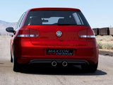 Exhaust Muffler compatible with Volkswagen Golf Mk5 / Mk6 / Scirocco R