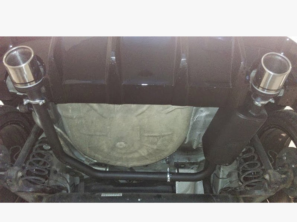 MAXTON DESIGN Ford Fiesta Mk7 HIGH Quality DUAL EXIT Stainless Steel Axle-back Exhaust System With Silencer And Exhaust Pipes