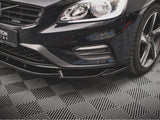 Front Splitter V1 compatible with Volvo S60 R-Design Mk2 (2014-2018)