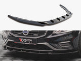 Front Splitter V2 compatible with Volvo S60 R-Design Mk2 (2014-2018)