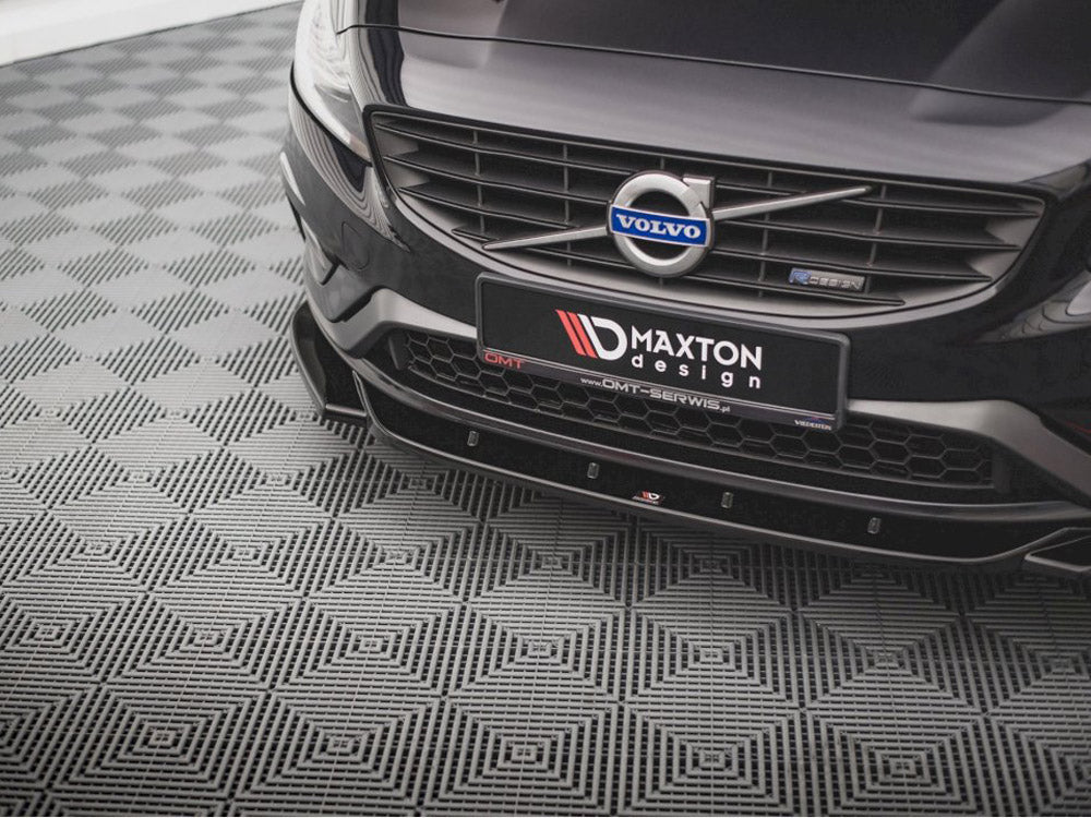 Front Splitter V2 compatible with Volvo S60 R-Design Mk2 (2014-2018)