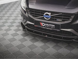 Front Splitter V2 compatible with Volvo S60 R-Design Mk2 (2014-2018)