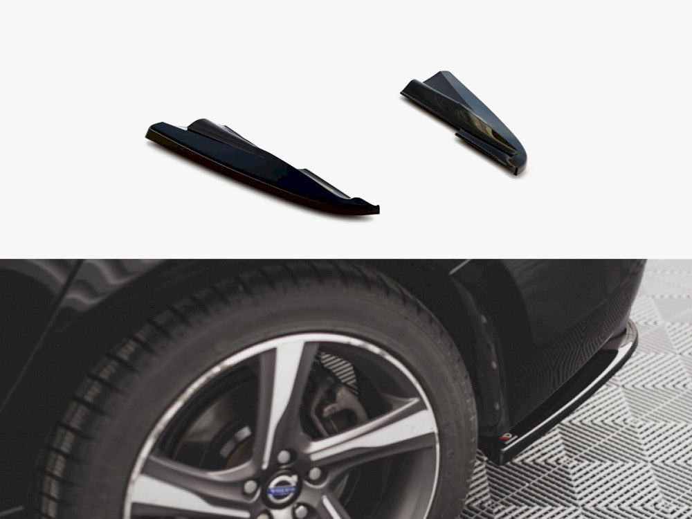 Rear Side Splitters compatible with Volvo S60 R-Design Mk2 (2014-2018)