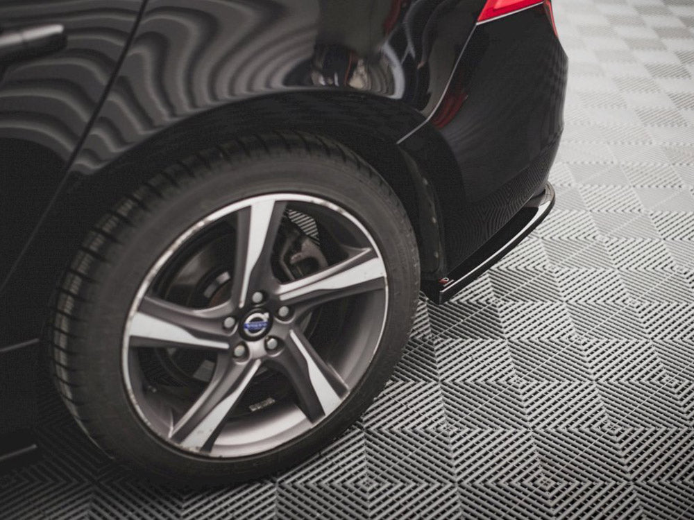 Rear Side Splitters compatible with Volvo S60 R-Design Mk2 (2014-2018)