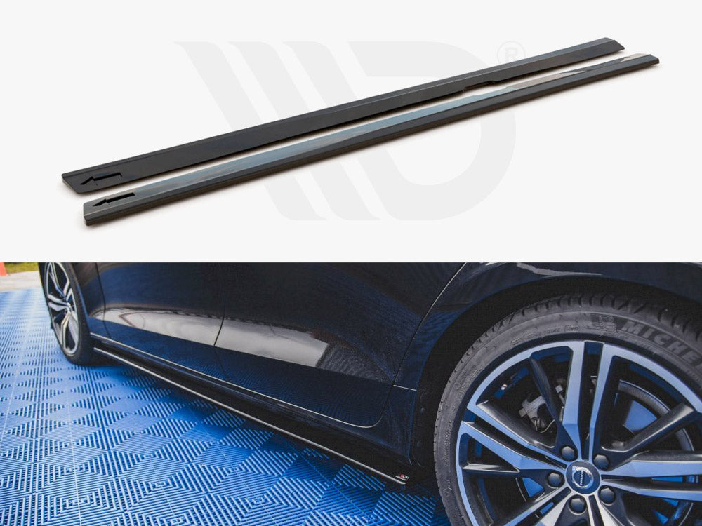 Side Skirts Diffusers V.2 Volvo S60/V60 R-design MK3 (2018-)