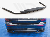 MAXTON DESIGN Central Rear Splitter (W/ Vertical Bars) Volvo S60/V60 R-design MK3 (2018-)