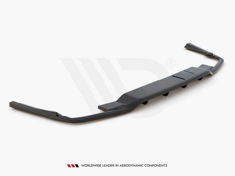 MAXTON DESIGN Central Rear Splitter (W/ Vertical Bars) Volvo S60/V60 R-design MK3 (2018-)