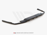 MAXTON DESIGN Central Rear Splitter (W/ Vertical Bars) Volvo S60/V60 R-design MK3 (2018-)