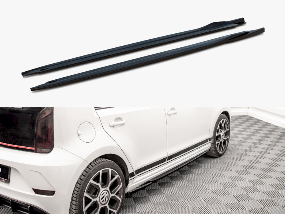 Side Skirt Diffusers compatible with Volkswagen Up GTI