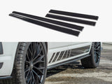 Side Skirts Diffusers compatible with VW T6 - Carbon Look