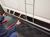 Side Skirts Diffusers compatible with VW T6 - Carbon Look