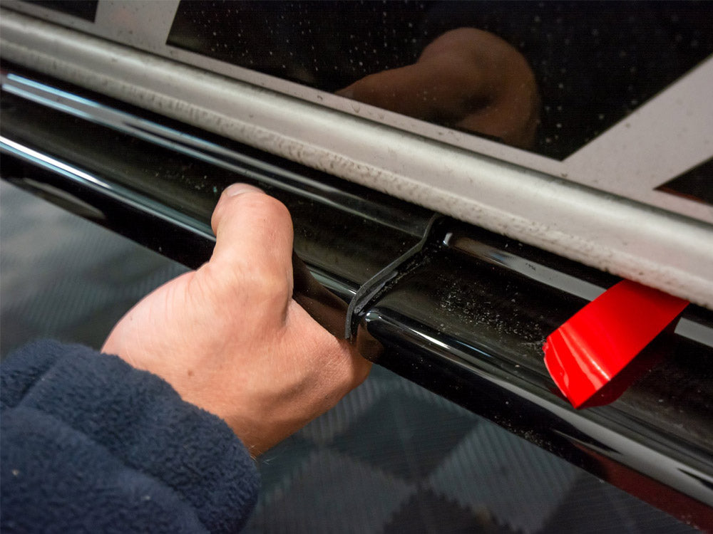 Side Skirts Diffusers compatible with VW T6 - Carbon Look