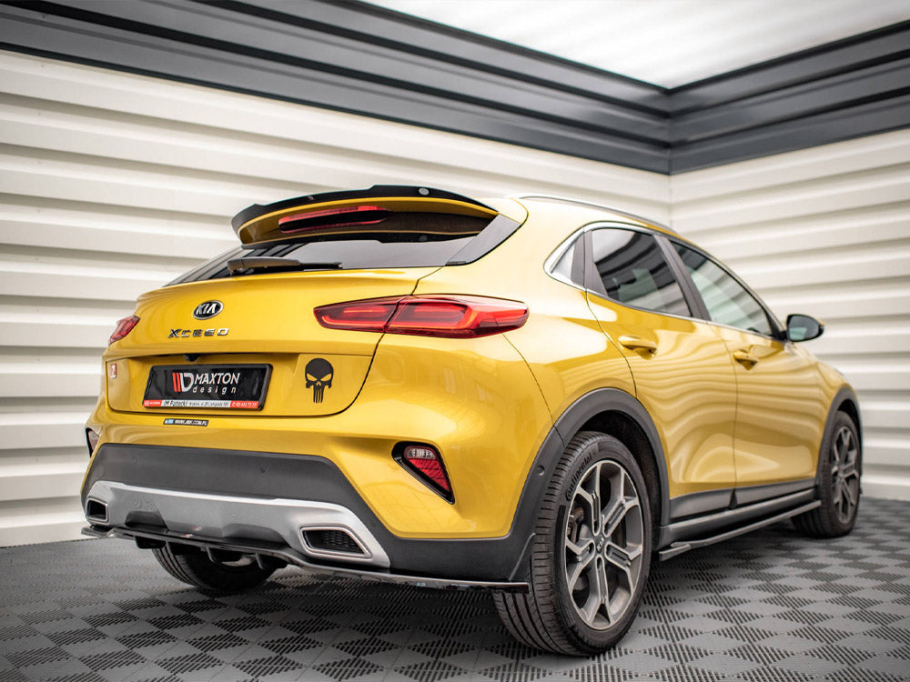 MAXTON DESIGN Central Rear Splitter (Vertical Bars) KIA Xceed Mk1 (2019-)