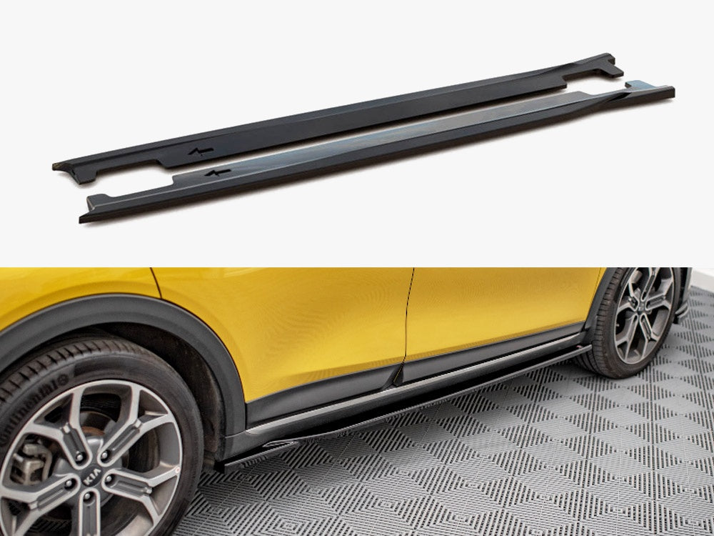 Side Skirts Diffusers compatible with Kia Xceed Mk1 (2019-)