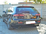 Central Rear Splitter compatible with Alfa Romeo 159 - Carbon Look