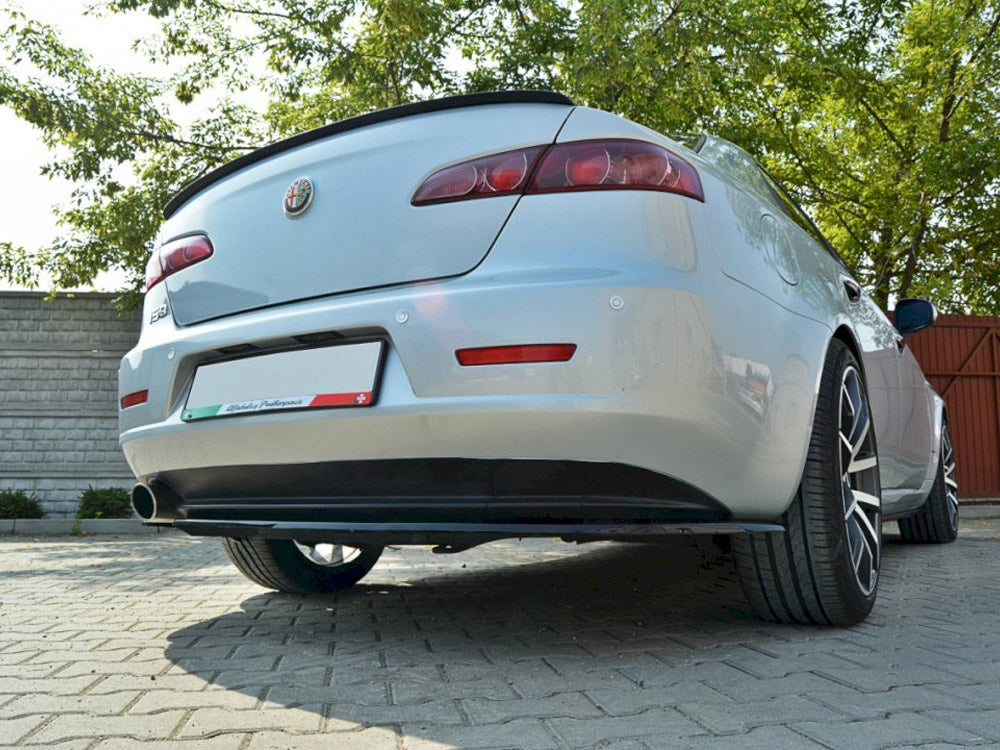 Central Rear Splitter compatible with Alfa Romeo 159 (Without Vertical Bars)