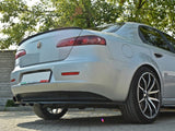 MAXTON DESIGN Central Rear Splitter Alfa Romeo 159 (With Vertical Bars)