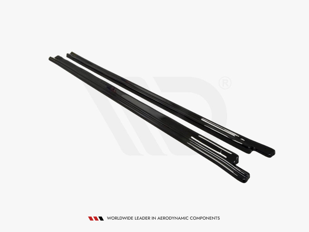 Side Skirts Diffusers compatible with Alfa Romeo 159 - Gloss Black