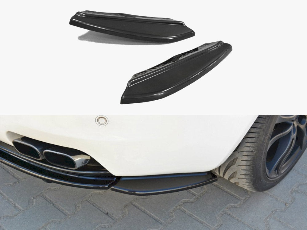Rear Side Splitters compatible with Alfa Romeo Brera - Carbon Look