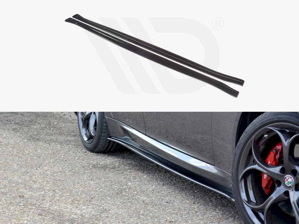 Side Skirts Diffusers Alfa Romeo Giulia Veloce (2015-2019)